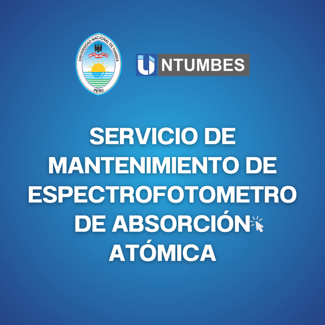 SERVICIO DE MANTENIMIENTO DE ESPECTROFOTOMETRO DE ABSORCIÓN ATÓMICA 